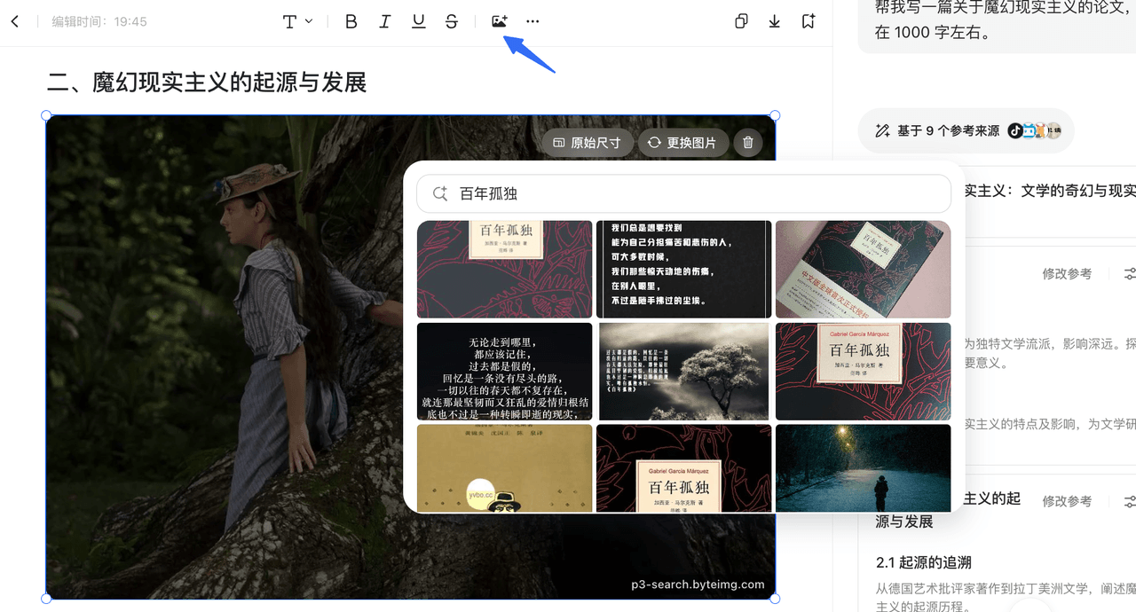 在正文中添加图片
